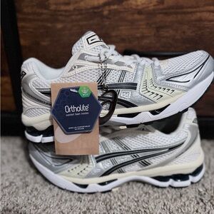 Asics White and Gray Sneakers